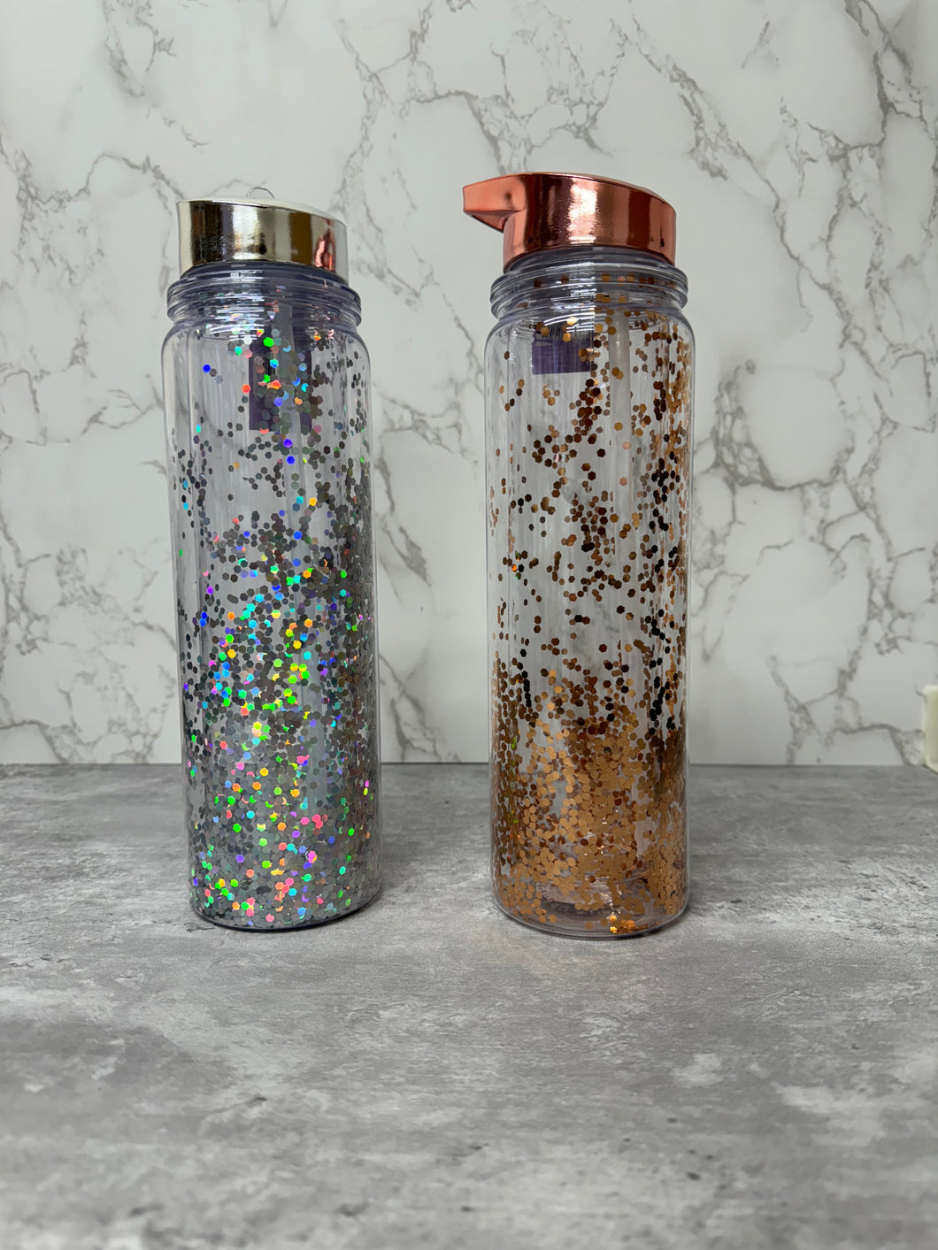 Sequin Water bottle 500ml - Various colours