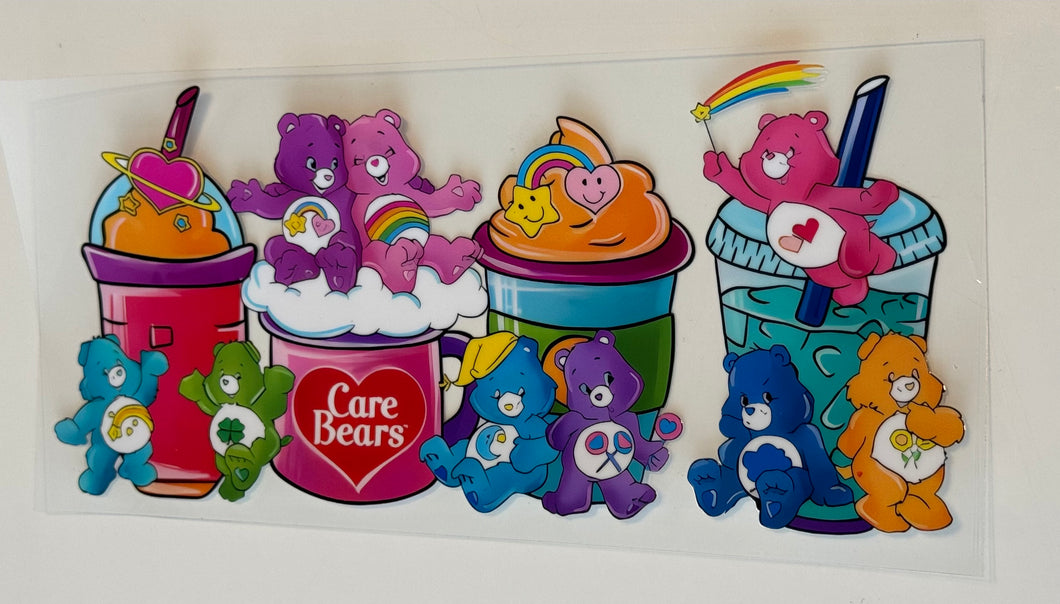 UV DTF - Care bears Rainbow Cafe - 16oz Libby Can