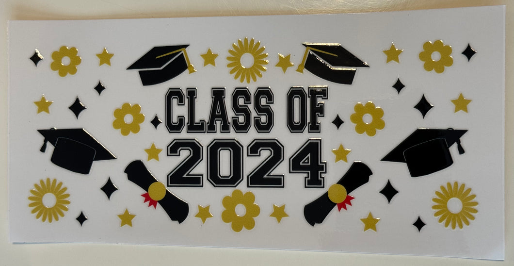 UV DTF -  Graduation Class Of 2024 - 16oz Libby Can