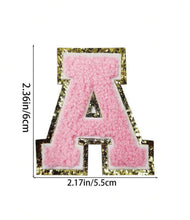 Load image into Gallery viewer, Chenille Alphabet letter Pink
