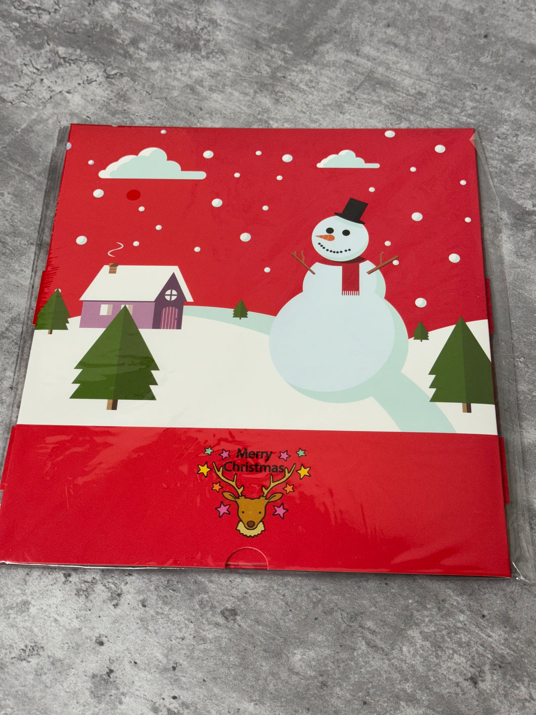 Snowman Medium christmas gift box