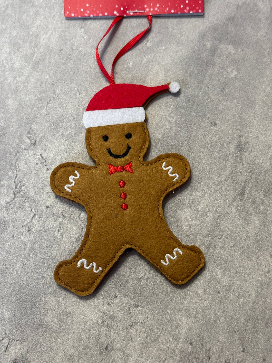 Felt Gingerbread Man Hanging decoration