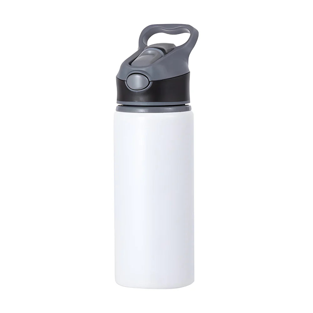 Sublimation Explorer bottle with black top. 600ml