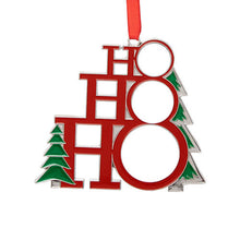 Load image into Gallery viewer, HO HO HO Sublimation Tree Decoration
