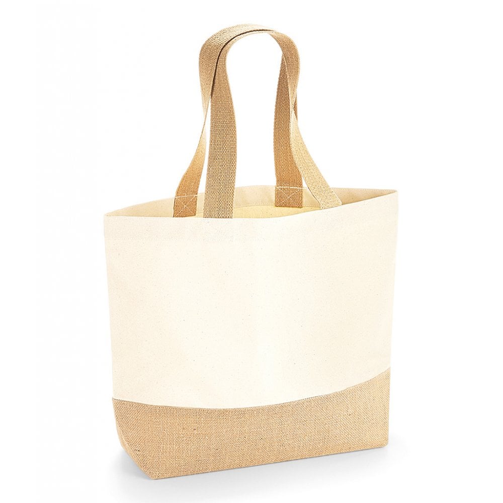 Westford Mills Jute Base Canvas Tote bag