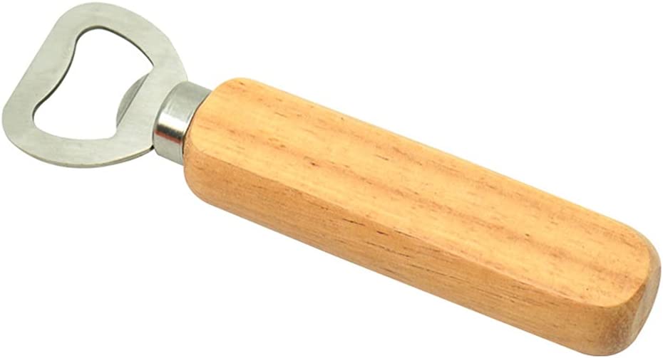 Wooden Handled bottle opener