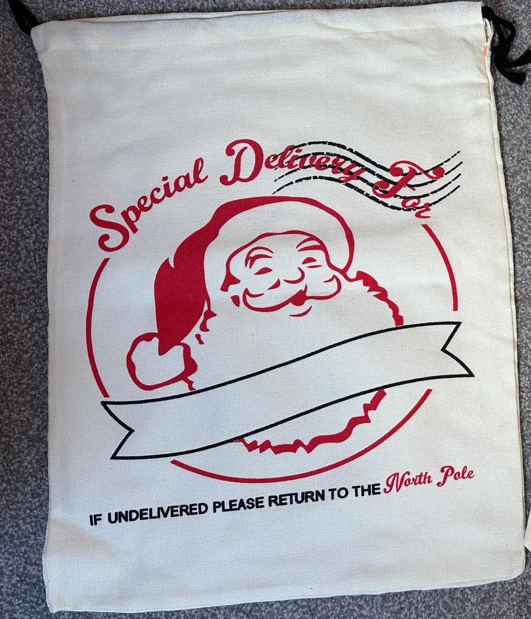 Special Delivery sublimatable christmas sacks - 50x70cm approx