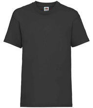 Load image into Gallery viewer, Fruit of the Loom - Valueweight - Black T-shirt.
